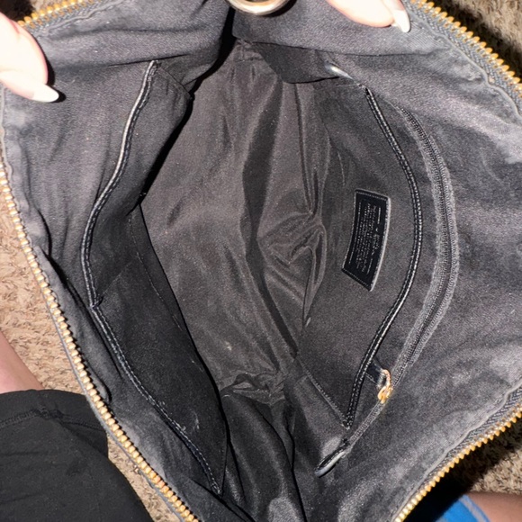 Gently Used Coach Satchel. $75 Black Leather. With Gold hardware. - Picture 3 of 7